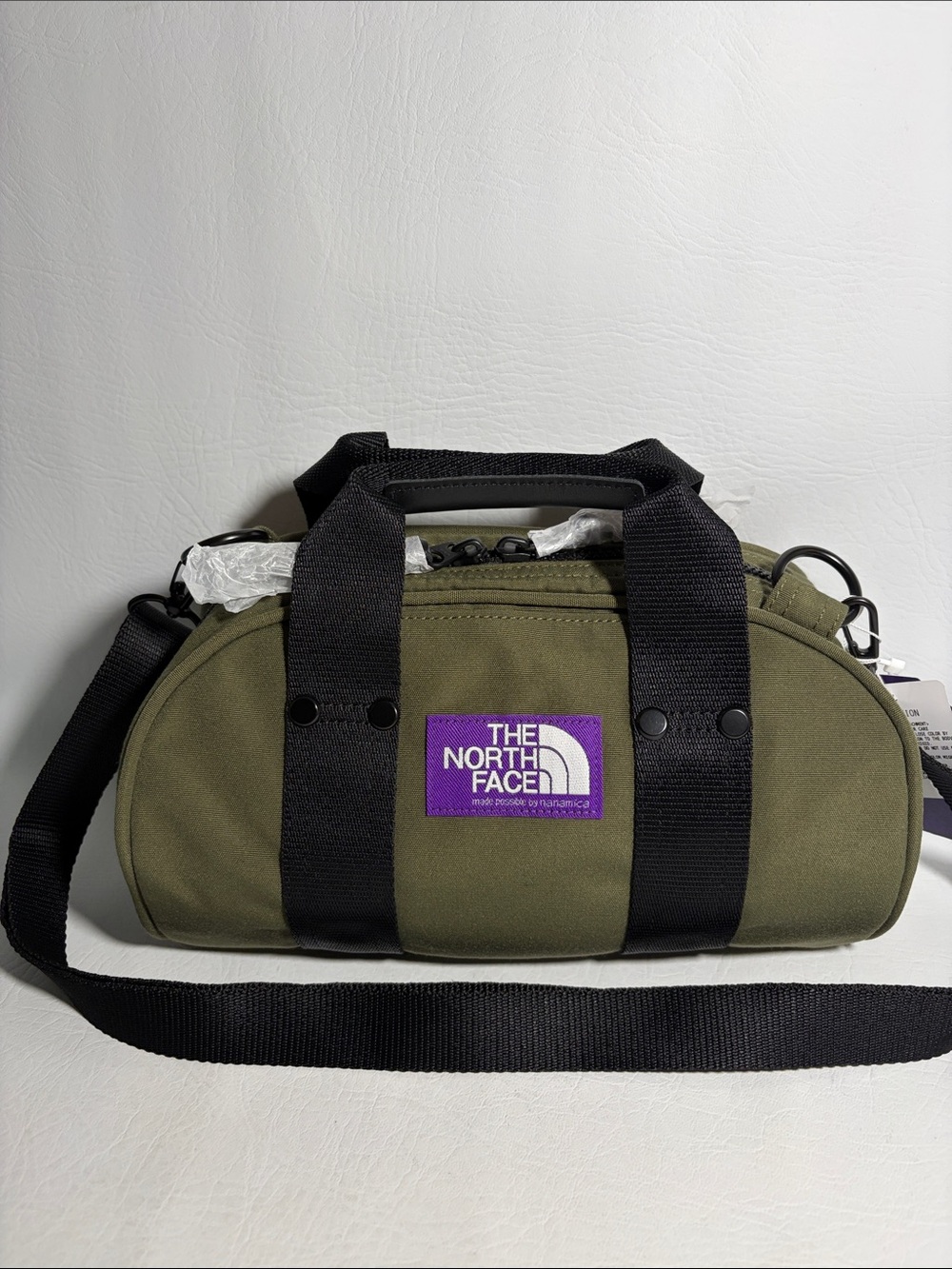THE NORTH FACE Purple Label X  Nanamica Japan NEW Field Denim Duffle Bag Olive